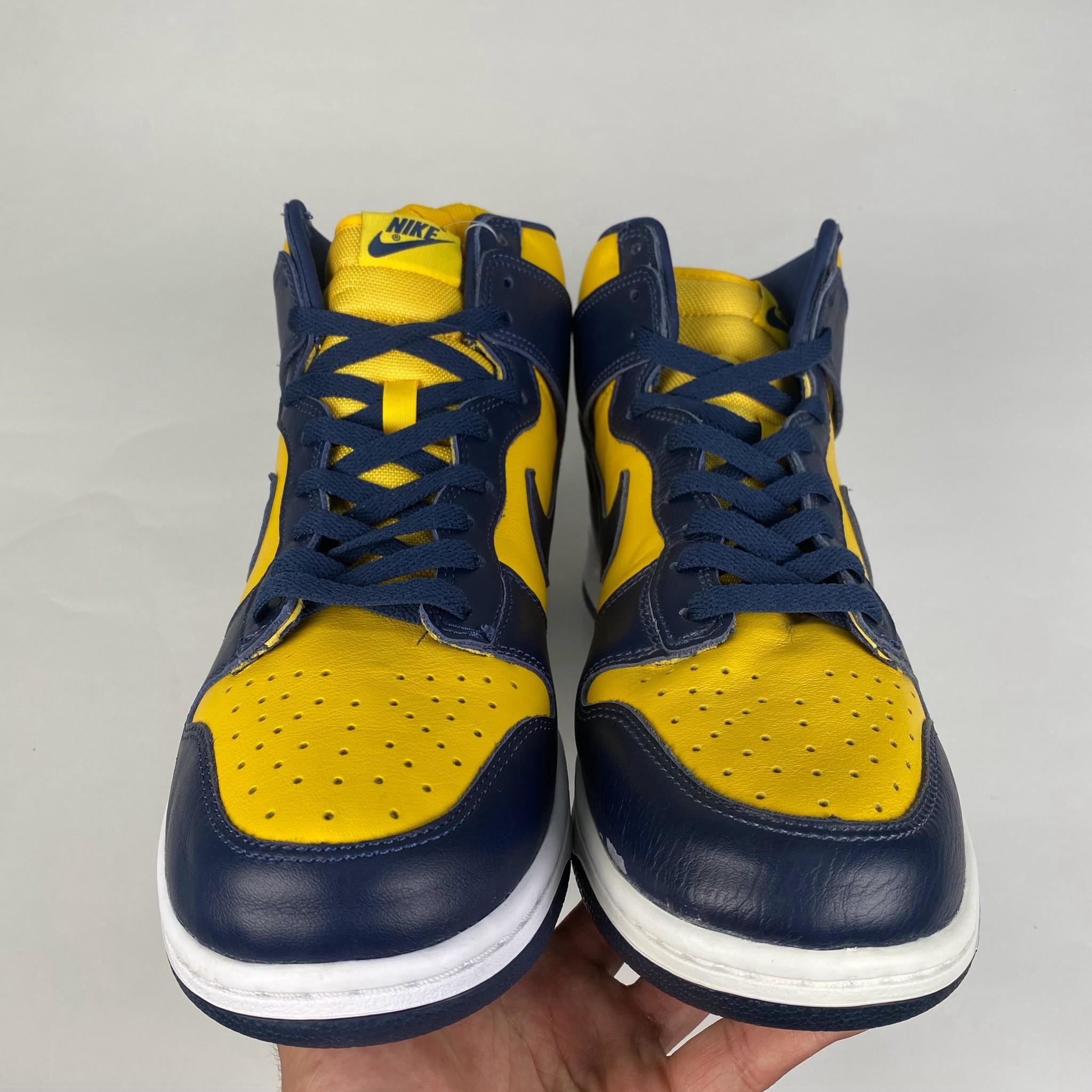 微瑕疵-右腳中底泛黃左腳內側破皮 CZ8149-700 C285 NIKE DUNK HIGH MICHIGAN 2020