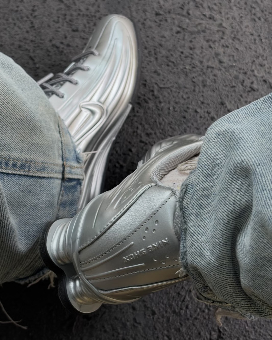 NIKE SHOX Z 復古 彈簧 氣墊 緩震 科技銀
