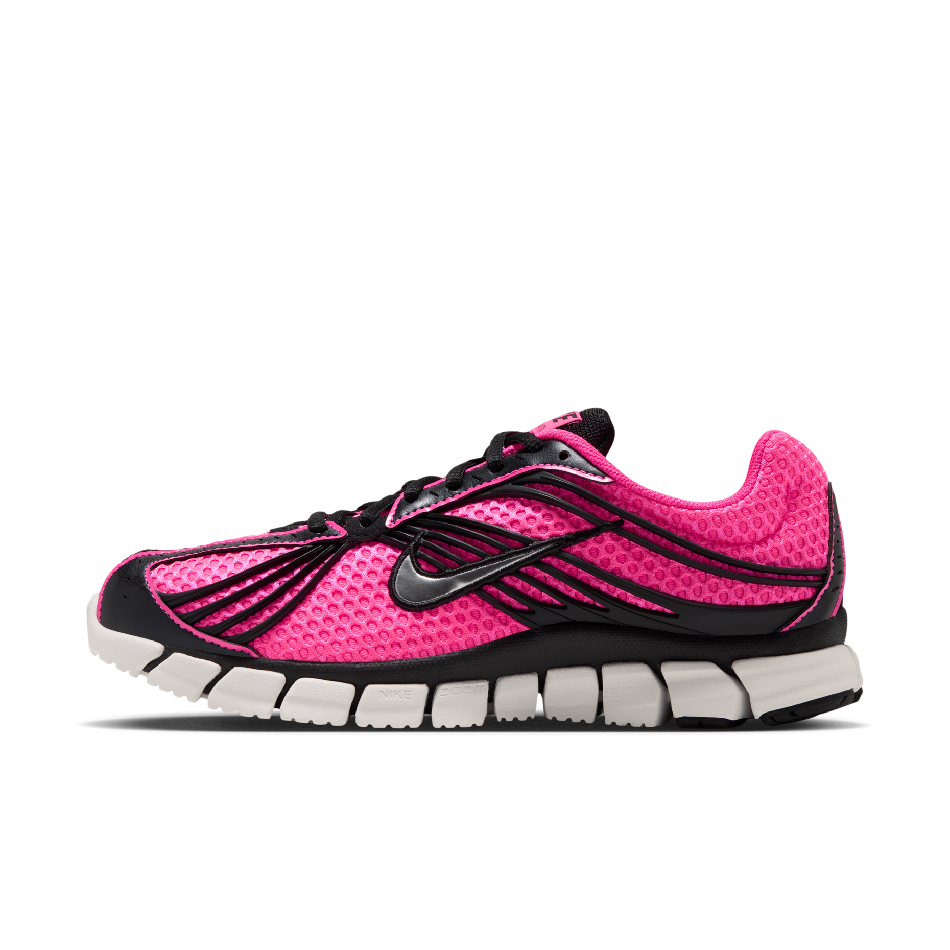 女鞋 NIKE W ZOOM SKYLON 11 桃紅黑銀 復古 緩震 網眼 運動 休閒鞋【IU7360-601】VMO5