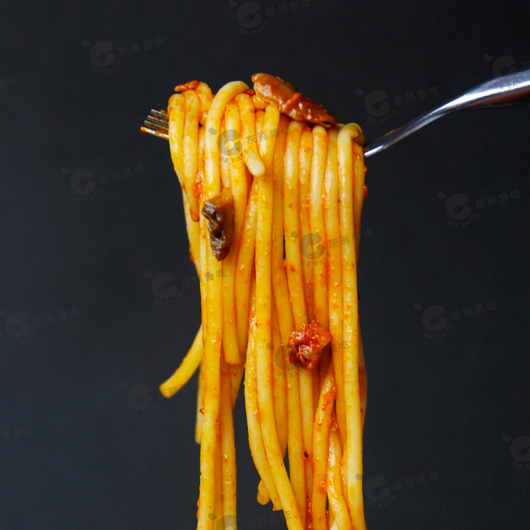 蘑菇肉醬義大利麵