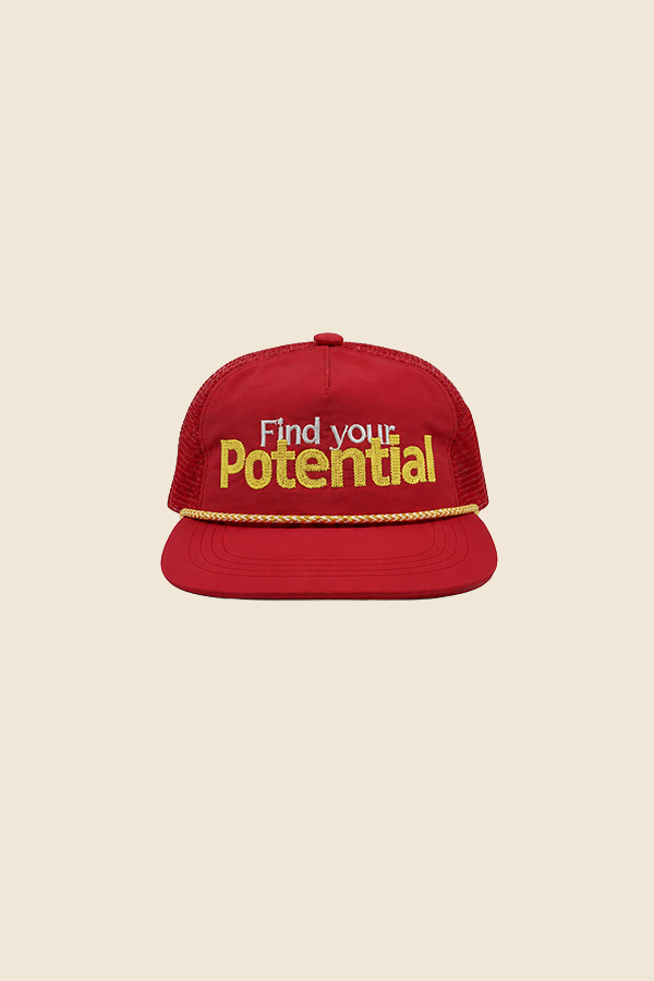 FIND YOUR -  TWO TONE MESH 卡車帽 （紅色）