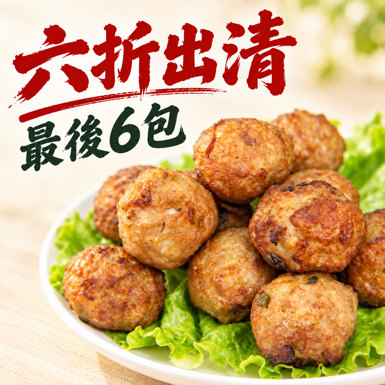手工炸川丸子 | 六折出清 | 最後6包售完不補貨