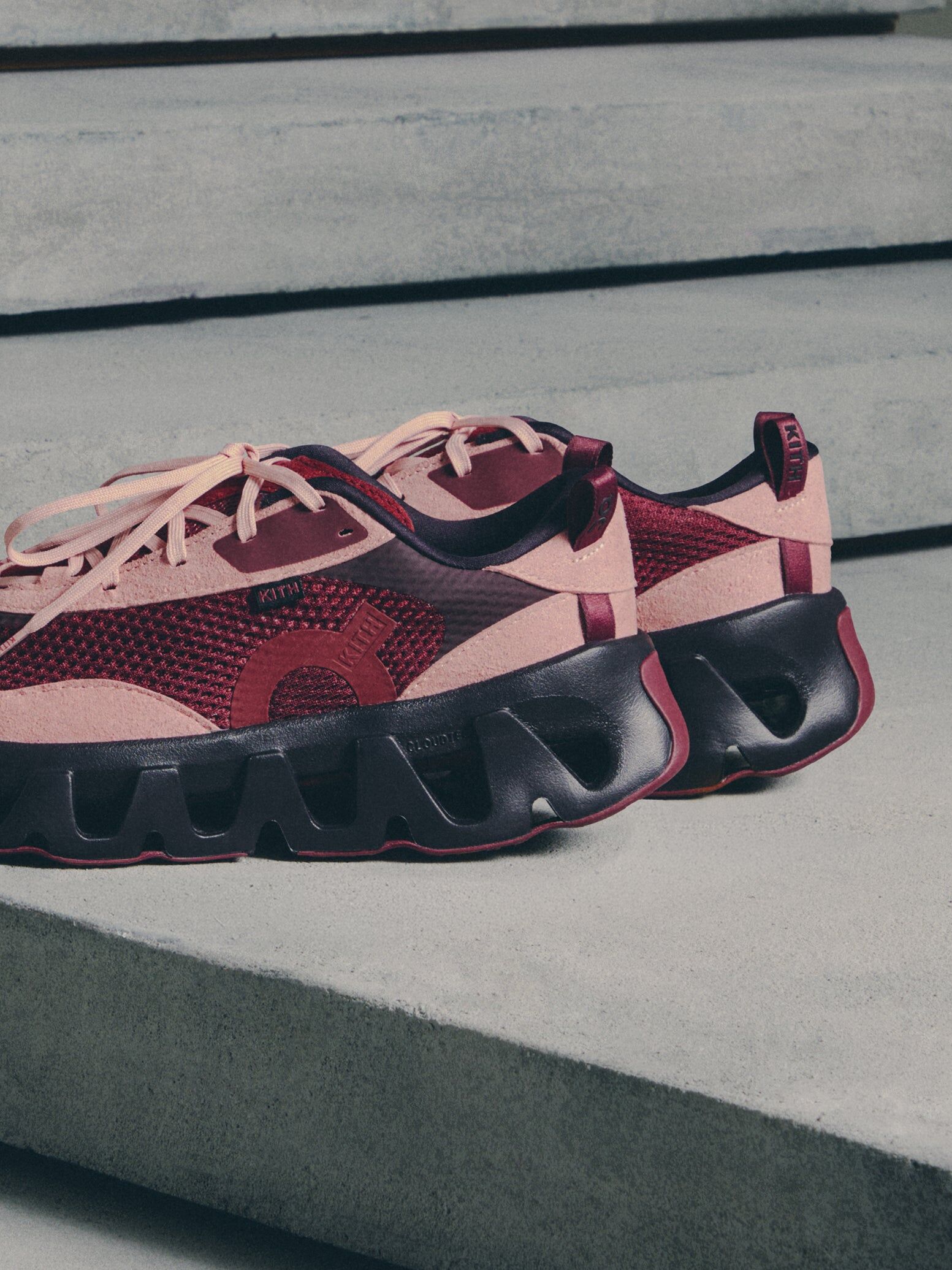 KITH X ON RUNNING K-TECH 2 RUBY OX 聯名款 昂跑 寶石紅 男鞋 女鞋 3MG10846390