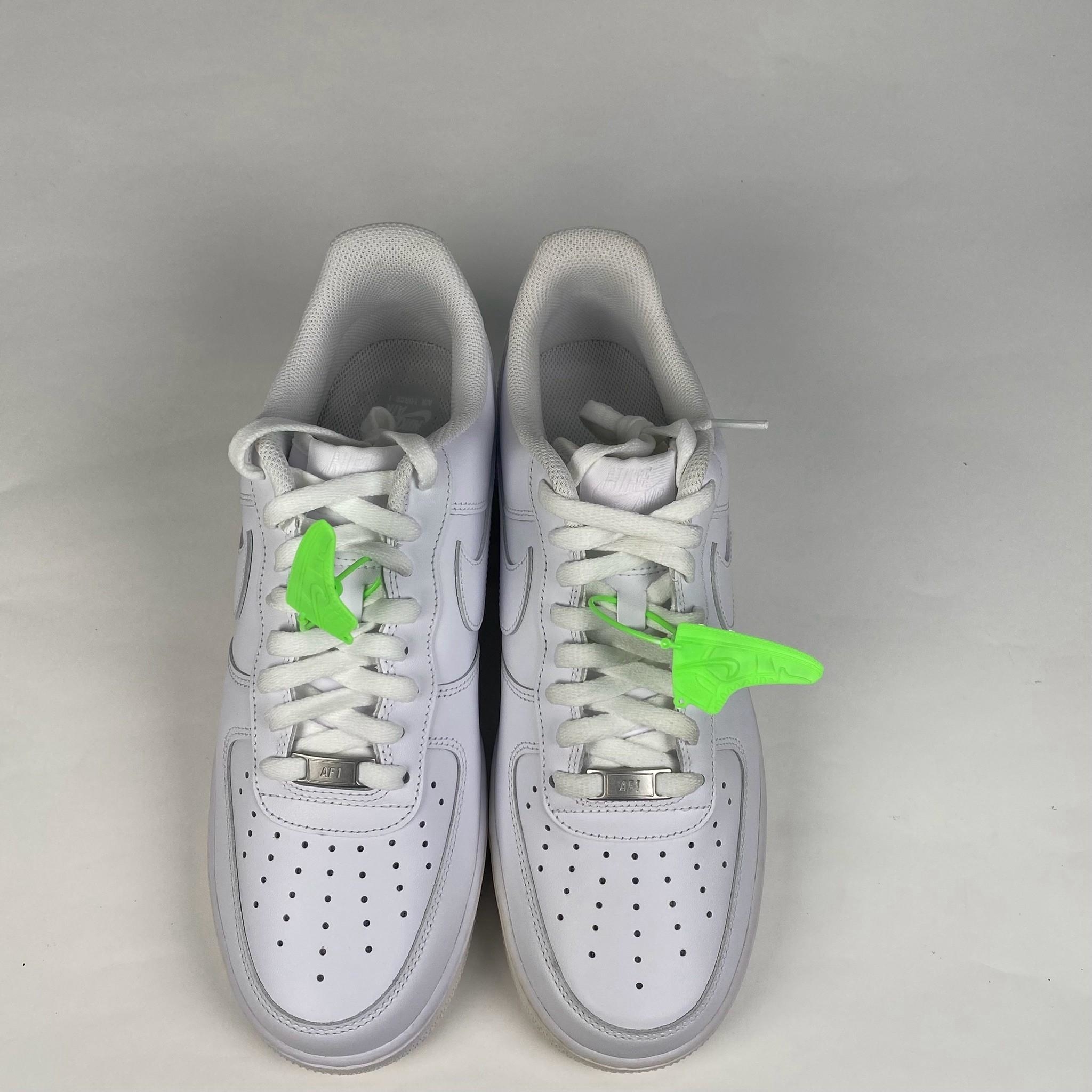 微瑕疵-左右腳大底泛黃鞋面色差 CW2288-111 M10 NIKE AIR FORCE 1 LOW 全白