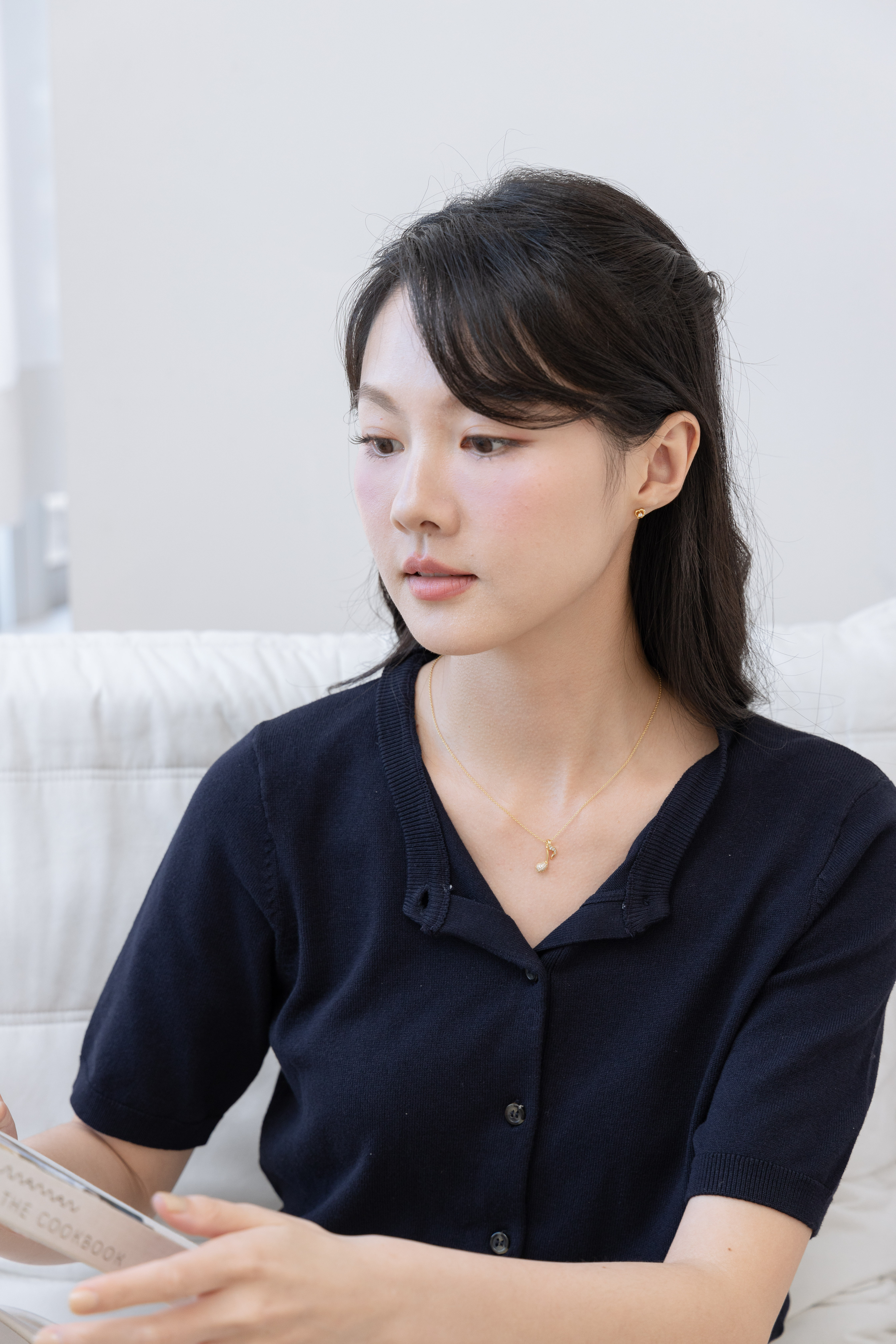 MELODIES 心弦音符與鑲鑽圓球項鍊主視覺