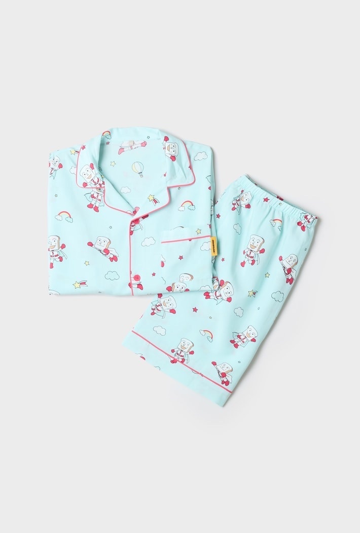 SPAO 方包超人短袖睡衣套裝
