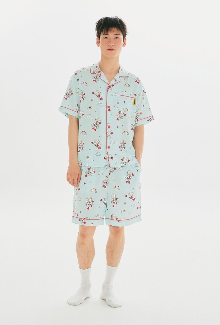 SPAO 方包超人短袖睡衣套裝