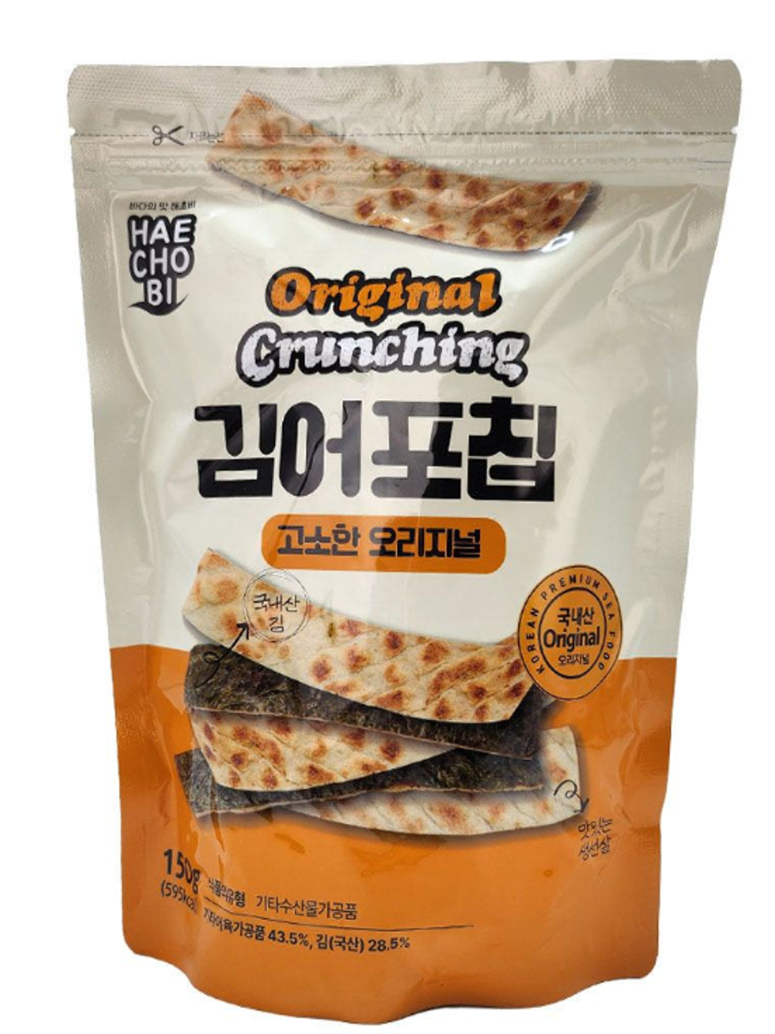 FC170 Hea Cho Bi) 紫菜脆魚片 150g - 原味 EXP:3個月或以上