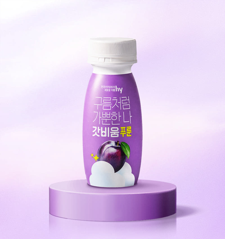 FC009 HY GODBIUM 清宿便神器 1盒5入 (100ml*5) - 西梅味 ~ 韓國內銷版, 低糖0脂肪、加入HY專利益生菌、8種維他命、透明質酸 EXP:27-12-18
