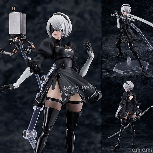 預訂7月  Max Factory 尼爾：自動人形 Ver1.1a figma 2B（寄葉二號B型） 643 figma NieR:Automata Ver1.1a 2B (YoRHa No.2 Type B) Pre-order