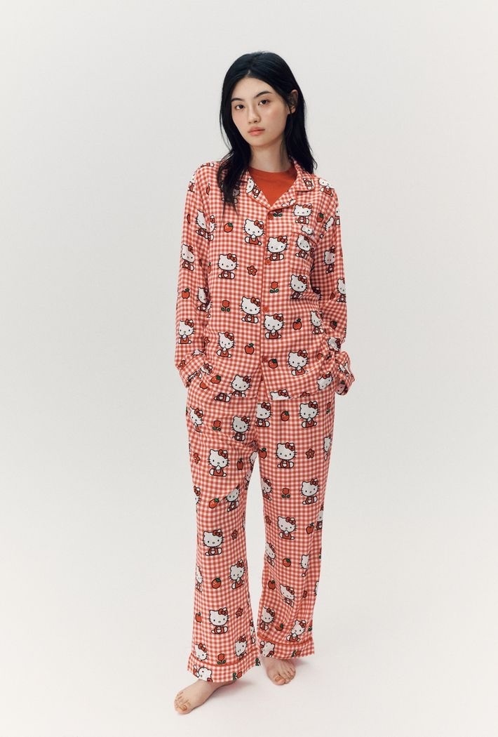 SPAO Hello Kitty 長袖睡衣套裝