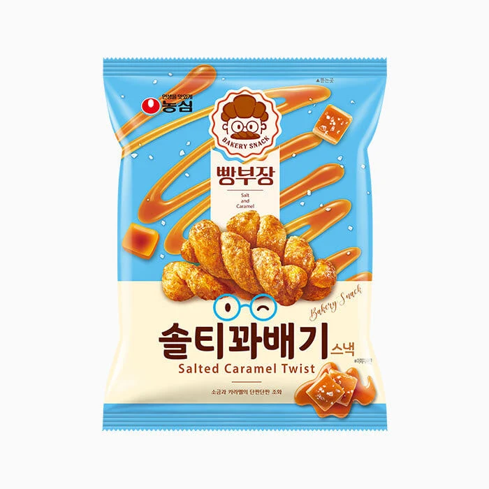 FC015 麵包部長) 麻花脆條 - 焦糖海鹽味 55g (10包 $108) EXP:2027-04-14