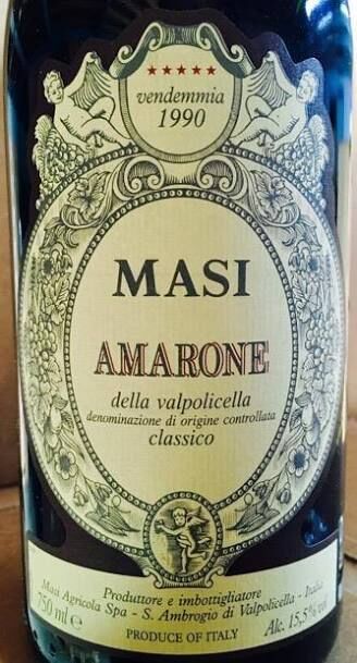 Masi Amarone della Valpolicella Classico 1990 (RP93)