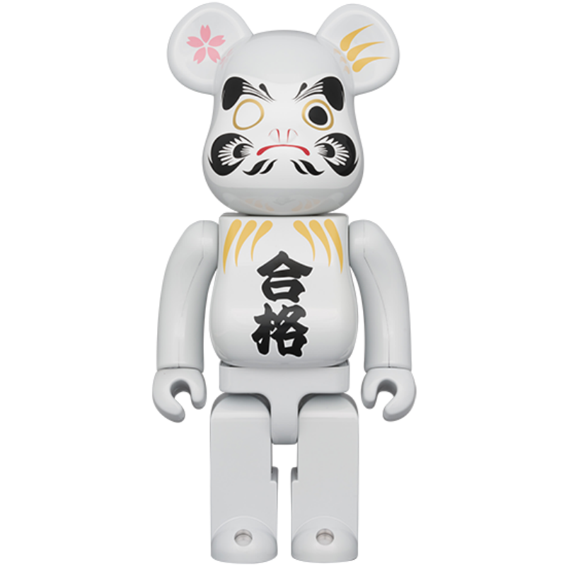 達磨 合格 白メッキ 400％ BE@RBRICK