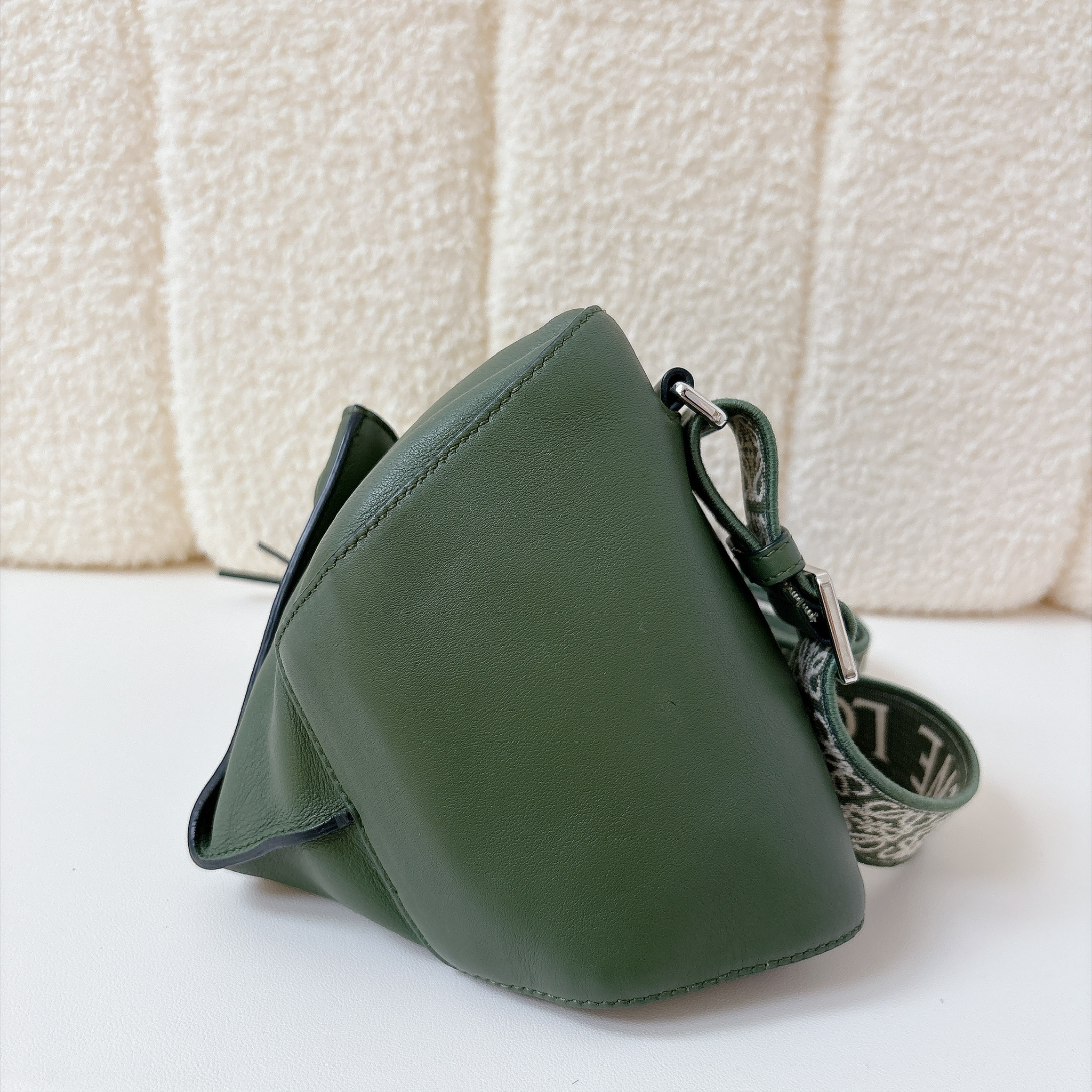 LOEWE Anton Sling Bag  - Hunter Green / SHW