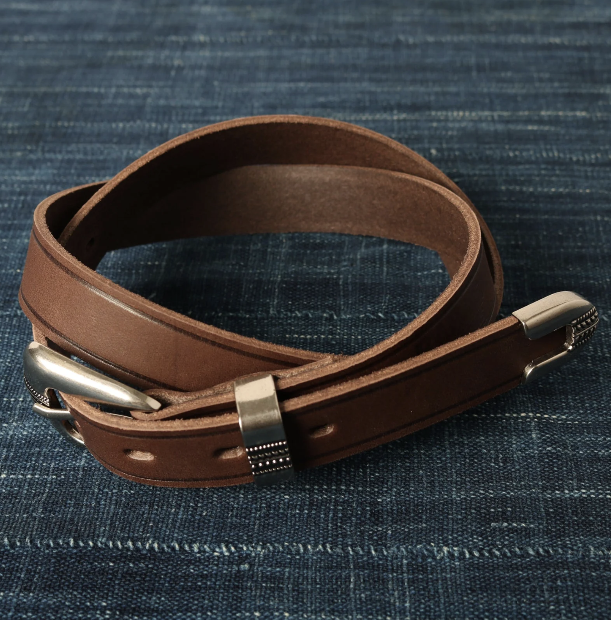 [Instock] Barns Outfitters 25mm Leather Western Buckle Belt | LE-4349