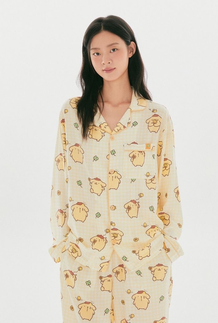 SPAO Sanrio 布甸狗長袖睡衣套裝