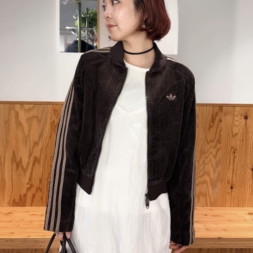 ADIDAS ORIGINALS TRACK TOP 燈芯絨 咖/黑 短版 外套 兩色 KT0052/KQ6434