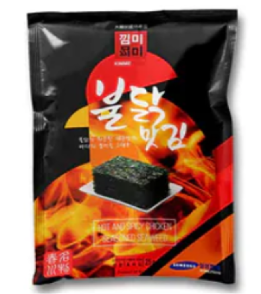 FC150 Kimme Kimme - 味付海苔 – 辣雞味 (每袋含4小包) EXP:3個月或以上