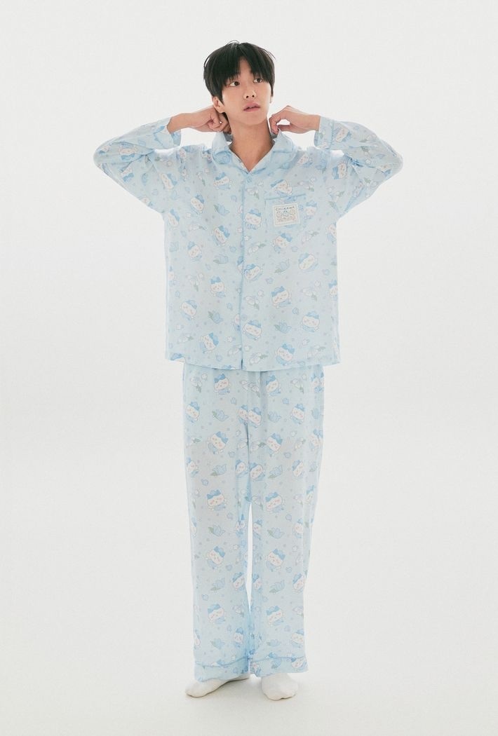 SPAO Chiikawa 小八長袖睡衣套裝