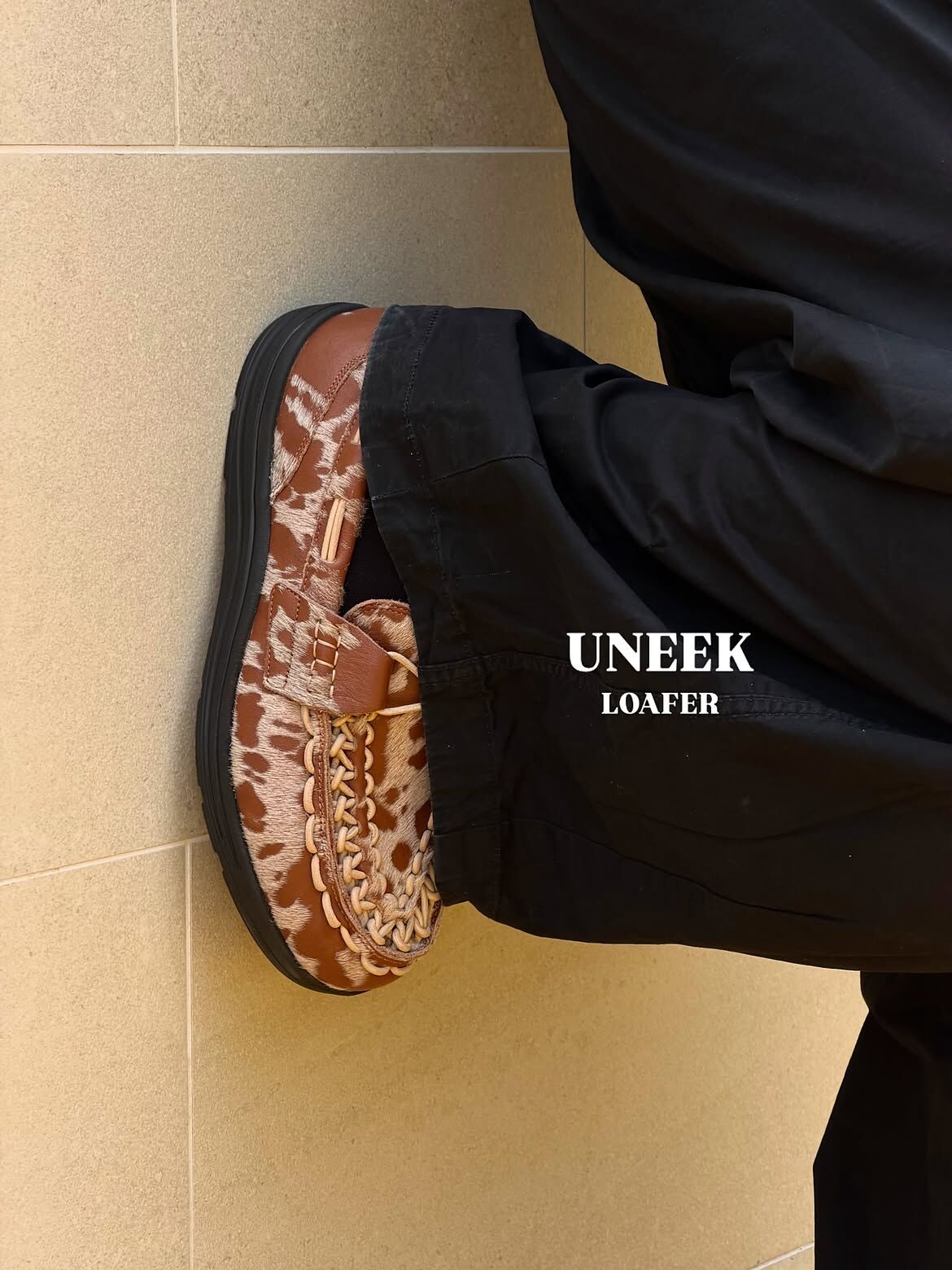 🇯🇵 KEEN UNEEK LOAFER "Nocturnal Cow Red" 乳牛紋 奶油紅棕 米白 奶茶 編織樂福鞋 男鞋 1032749 / 預購