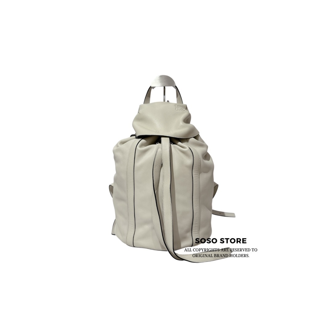 LOEWE Rucksack - Ivory / SHW
