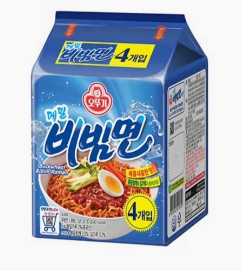 FC045 不倒翁) 健康版 蕎麥韓式拌麵 (1袋4包) EXP:2027-02-02