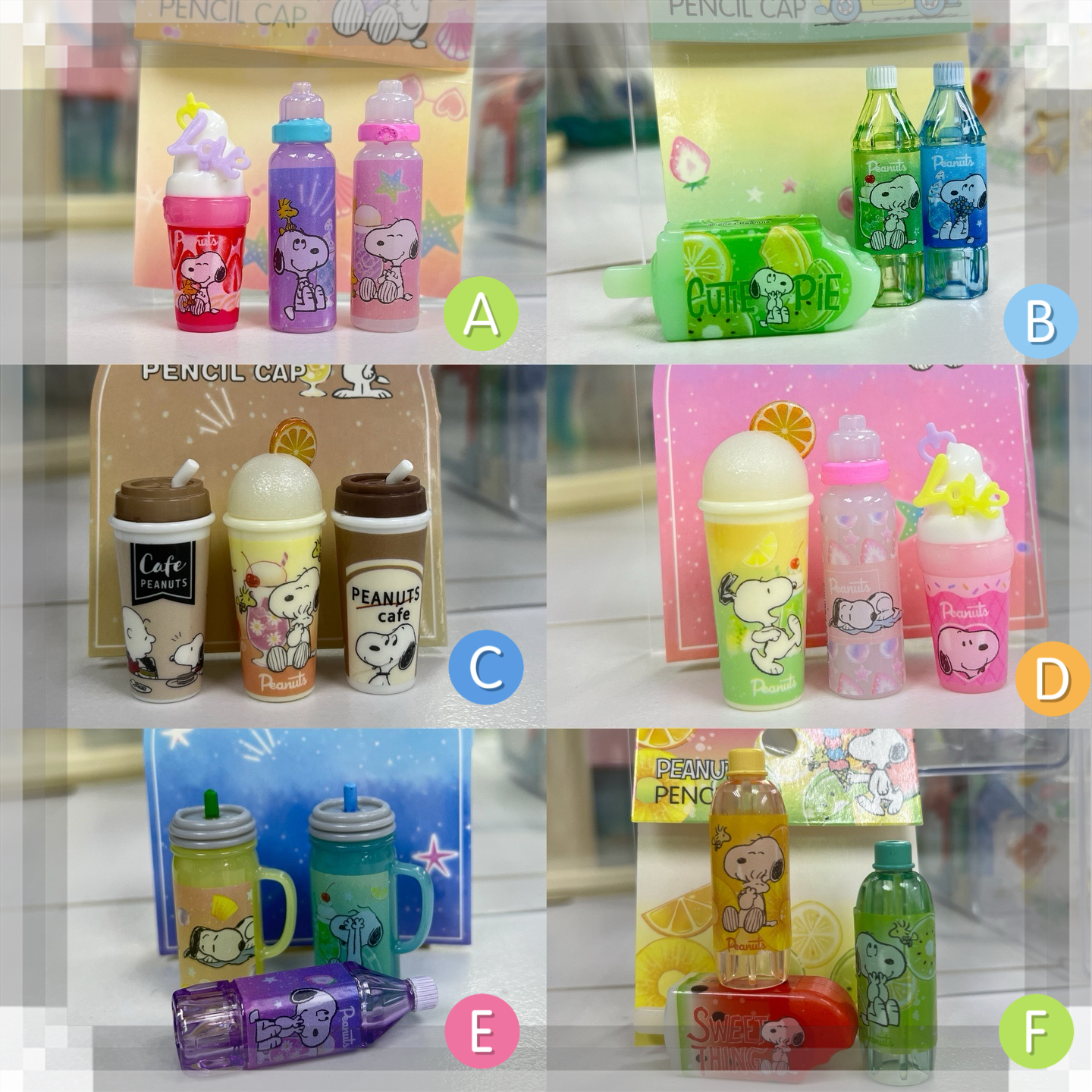 (現貨) Snoopy 飲品系列筆蓋🥤