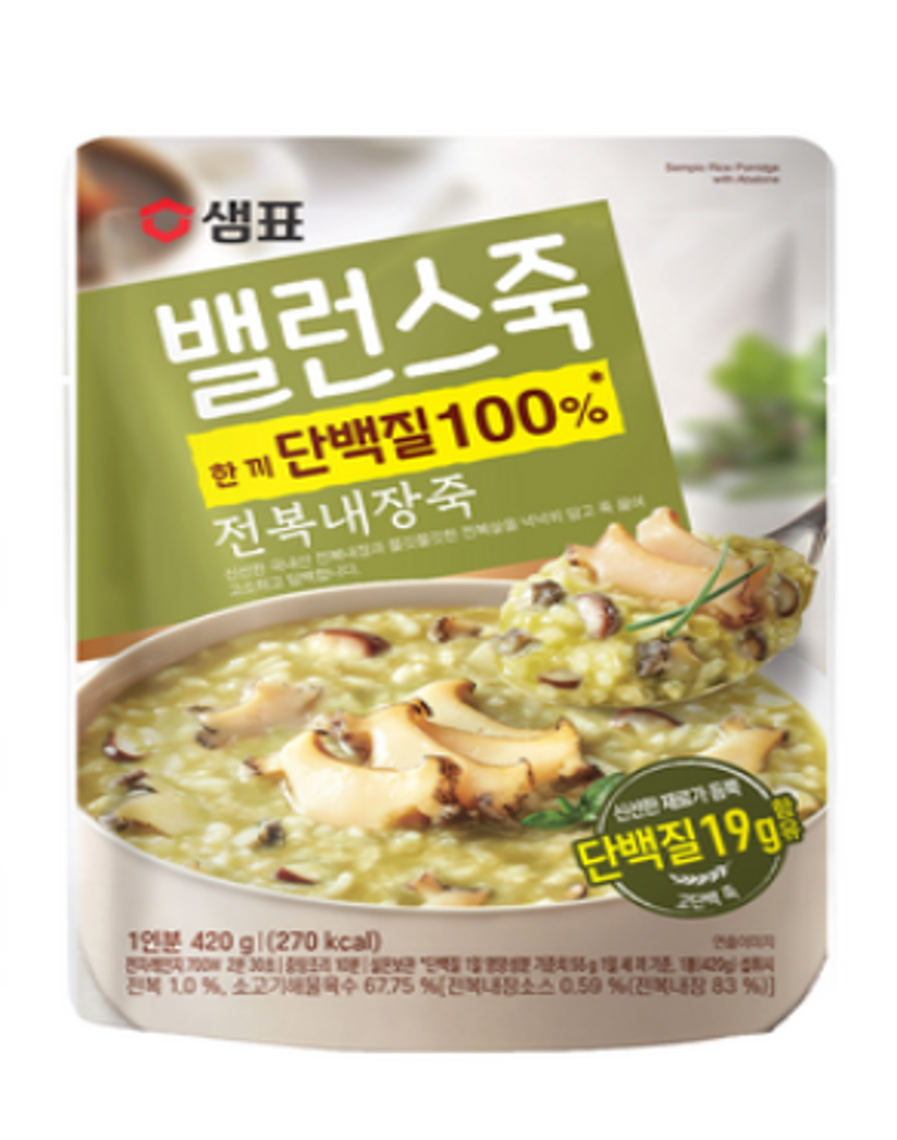 FC111 膳府) Balance 高蛋白質 鮑魚內臟粥 420g($38區域 買滿10件每件平$3 ) EXP:3個月或以上