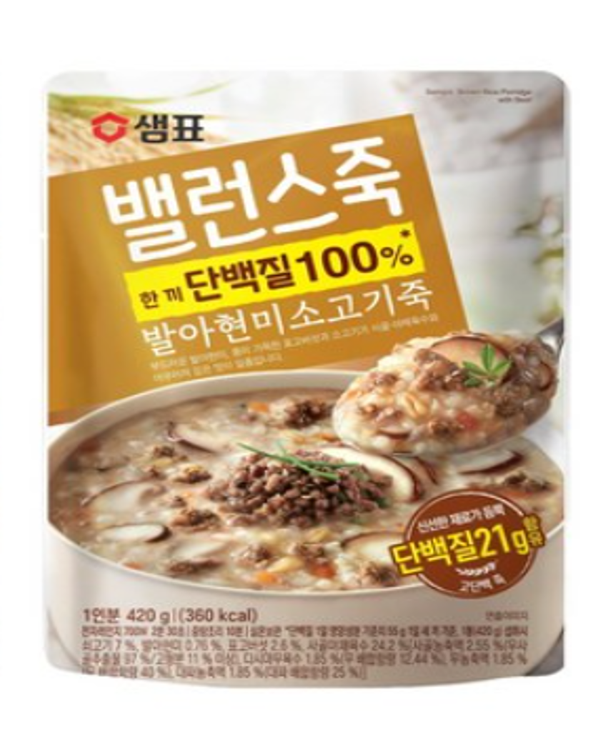 FC109 膳府) Balance 高蛋白質 發芽糙米牛肉粥 420g($38區域 買滿10件每件平$3 ) EXP:27.05.03