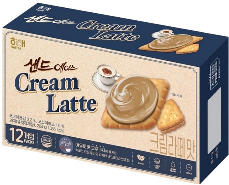 FC106 海太) ACE脆餅 - Cream Latte味 204g($38區域 買滿10件每件平$3 ) EXP:2027-08-26