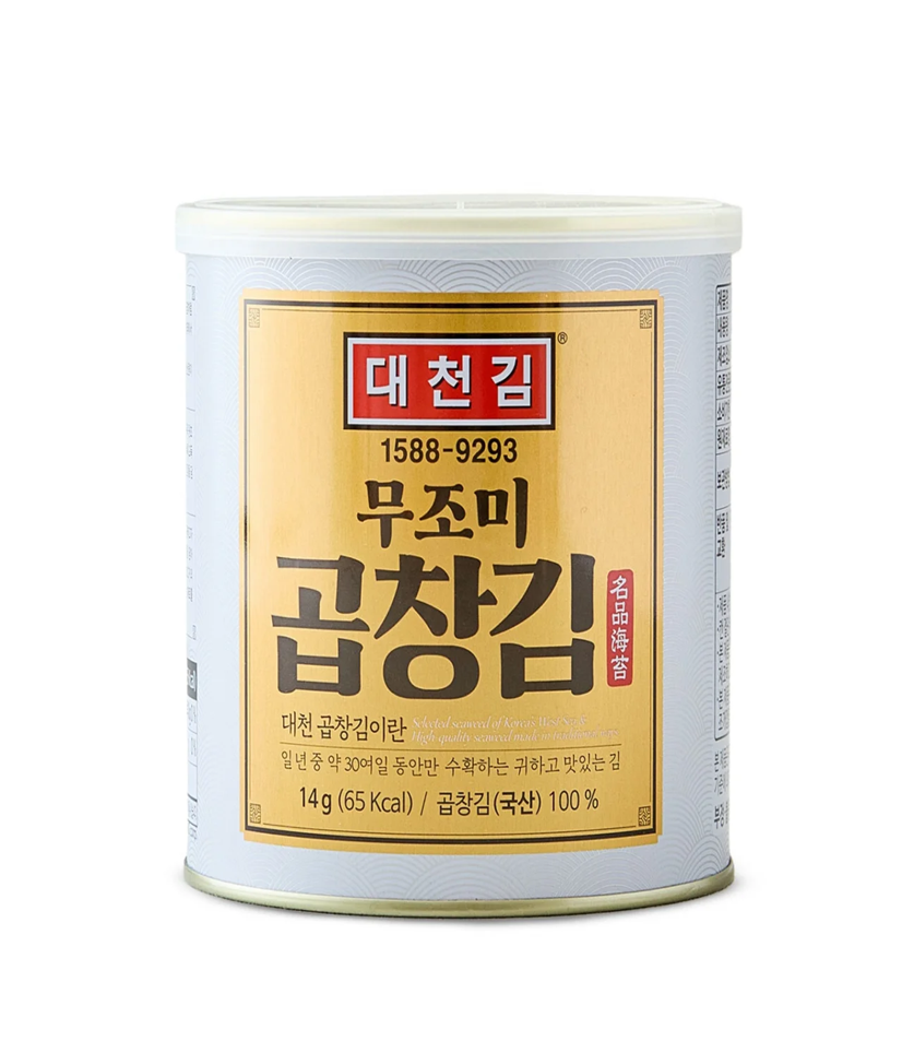 FC101 名品大川) 烤腸紫菜 罐裝 - 更健康無調味版 14g ($38區域 買滿10件每件平$3 ) EXP:2027-05-08