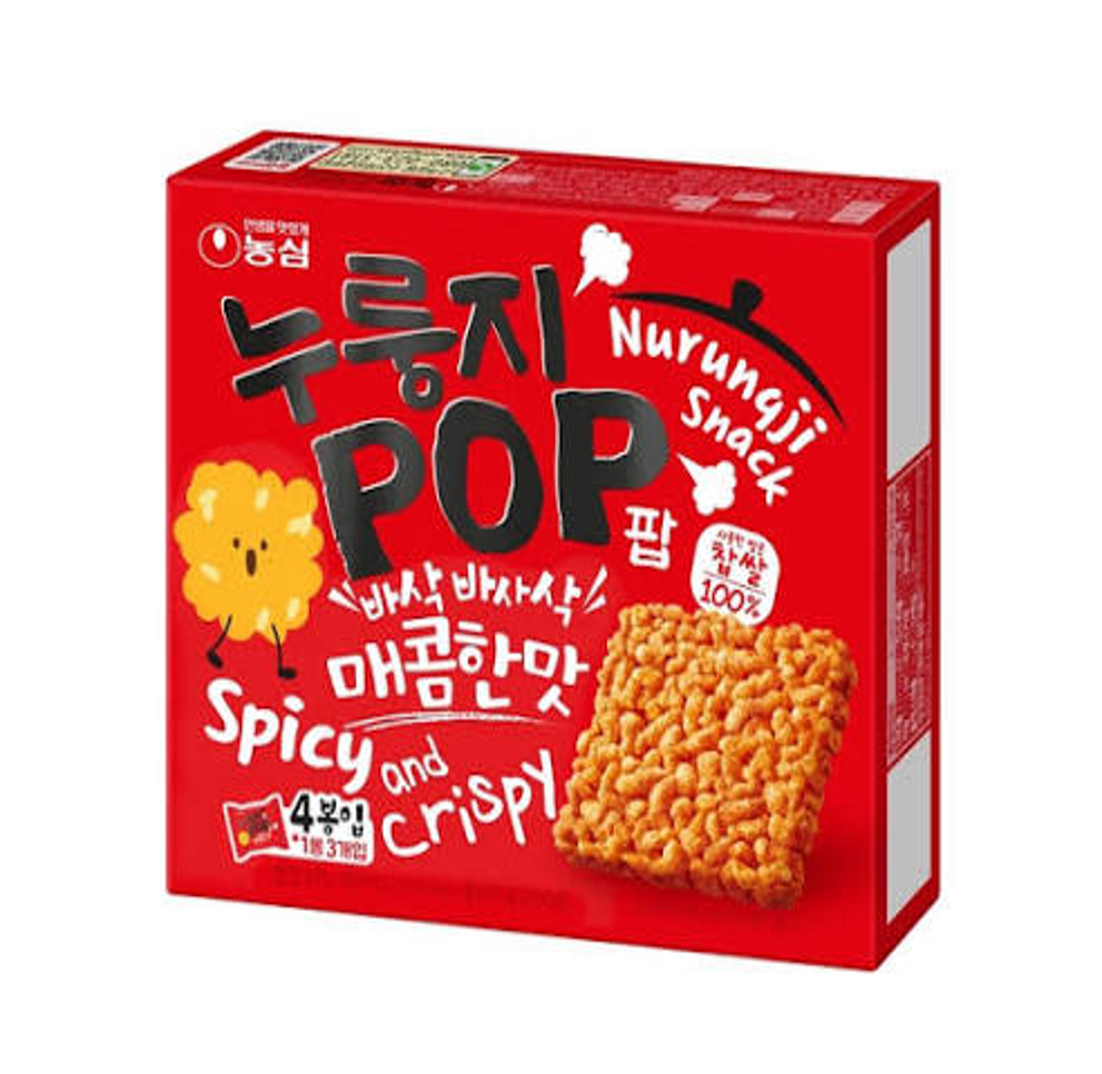 FC087 農心) 飯焦脆米餅 - 香辣味 142g($28區域 買滿10件每件平$3 ) EXP:2027-04-19