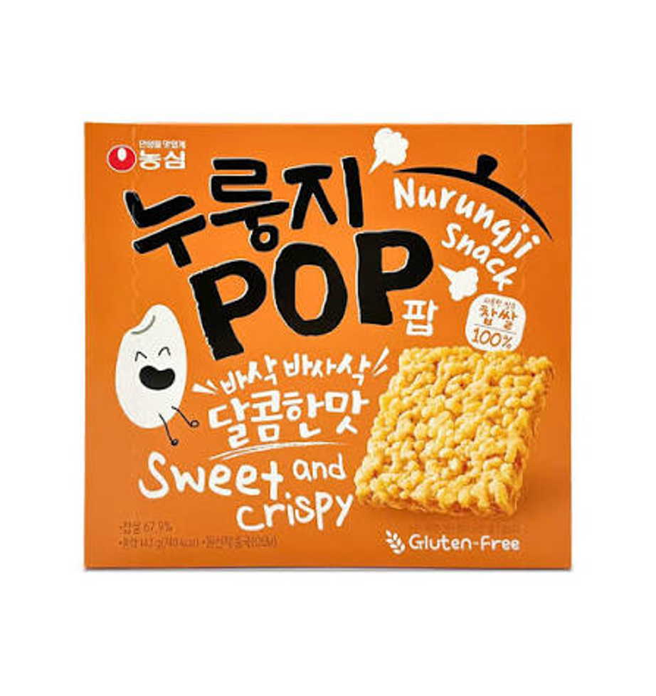 FC086 農心) 飯焦脆米餅 - 甜味脆米餅 142g($28區域 買滿10件每件平$3 ) EXP:2027-07-12
