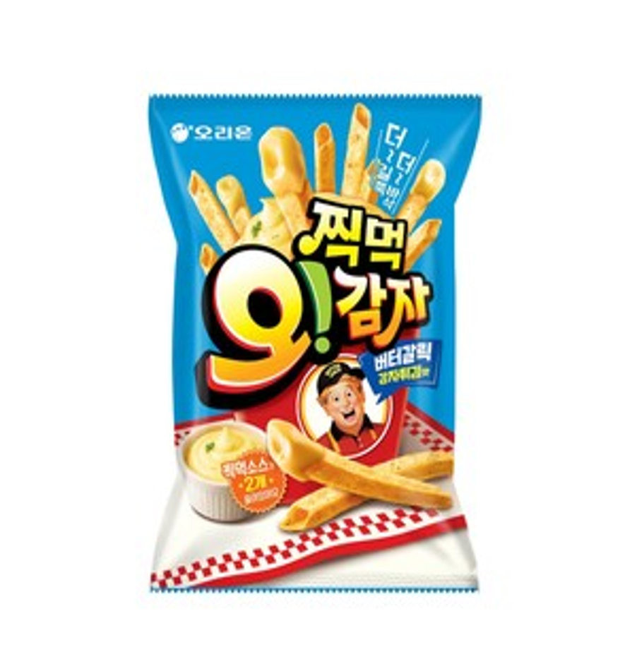 FC075 Orion) 沾醬 O!GAMJA 牛油蒜香薯條味脆條 115g($28區域 買滿10件每件平$3 ) EXP:27.02.06