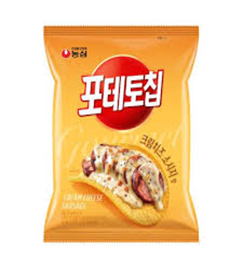 FC069 農心) Pokachip 忌廉芝士香腸味薯片 55g($18區域 買滿10件每件平$3 ) EXP:2027-02-05
