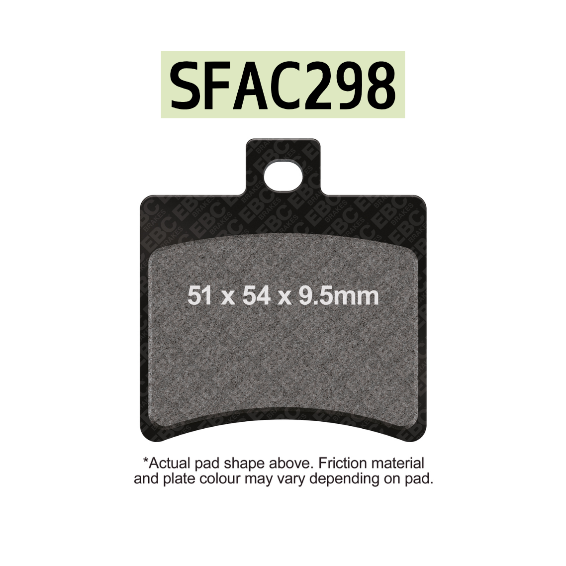 EBC SFAC298 Carbon SCO Series Brake Pads