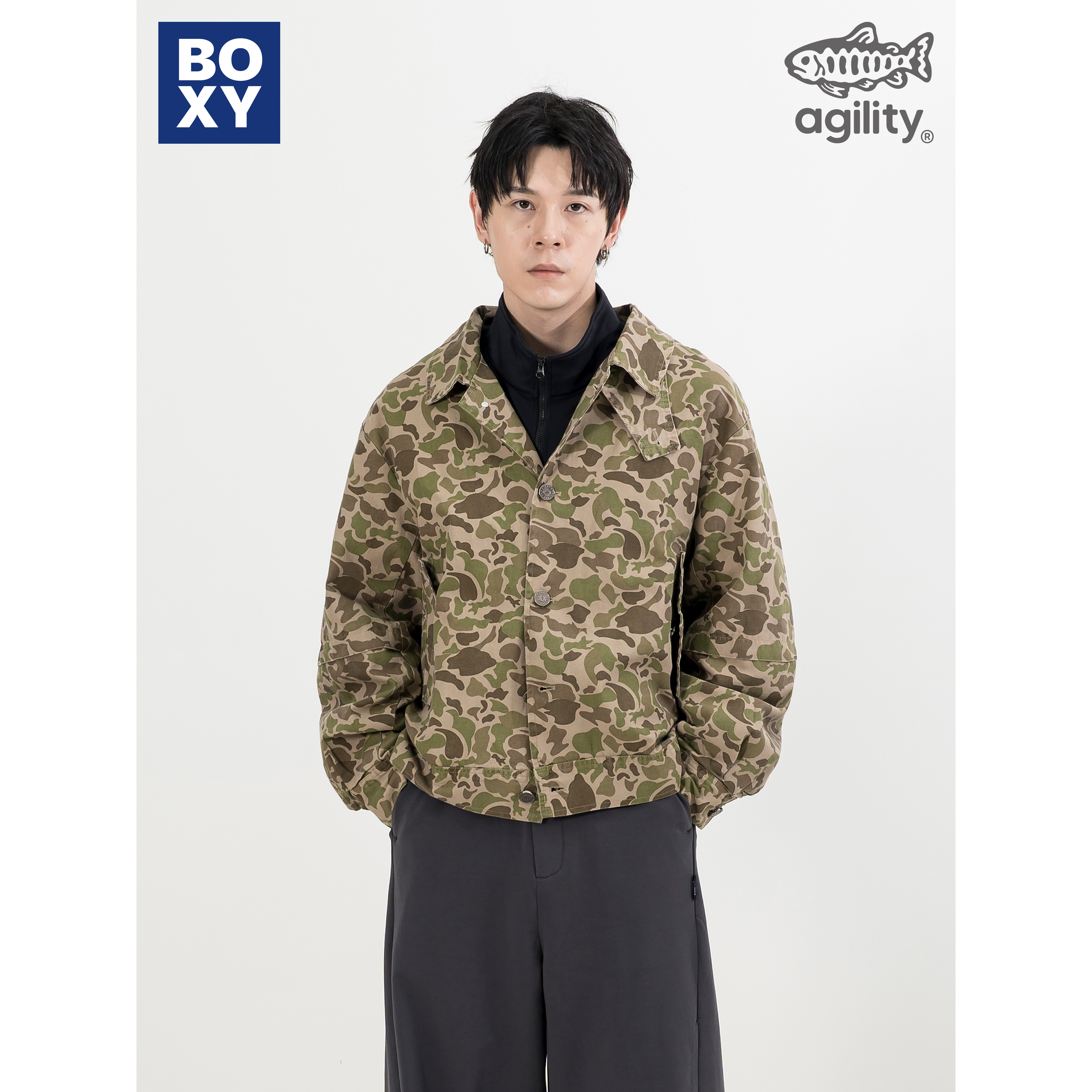 AGILITY Duck Camo Hunter Jacket 寬短 獵鴨迷彩 狩獵外套 [CJ98]