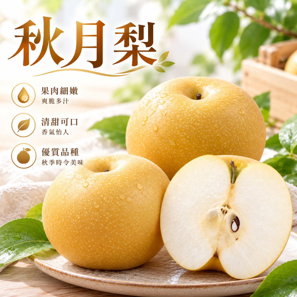 秋月梨(2個)