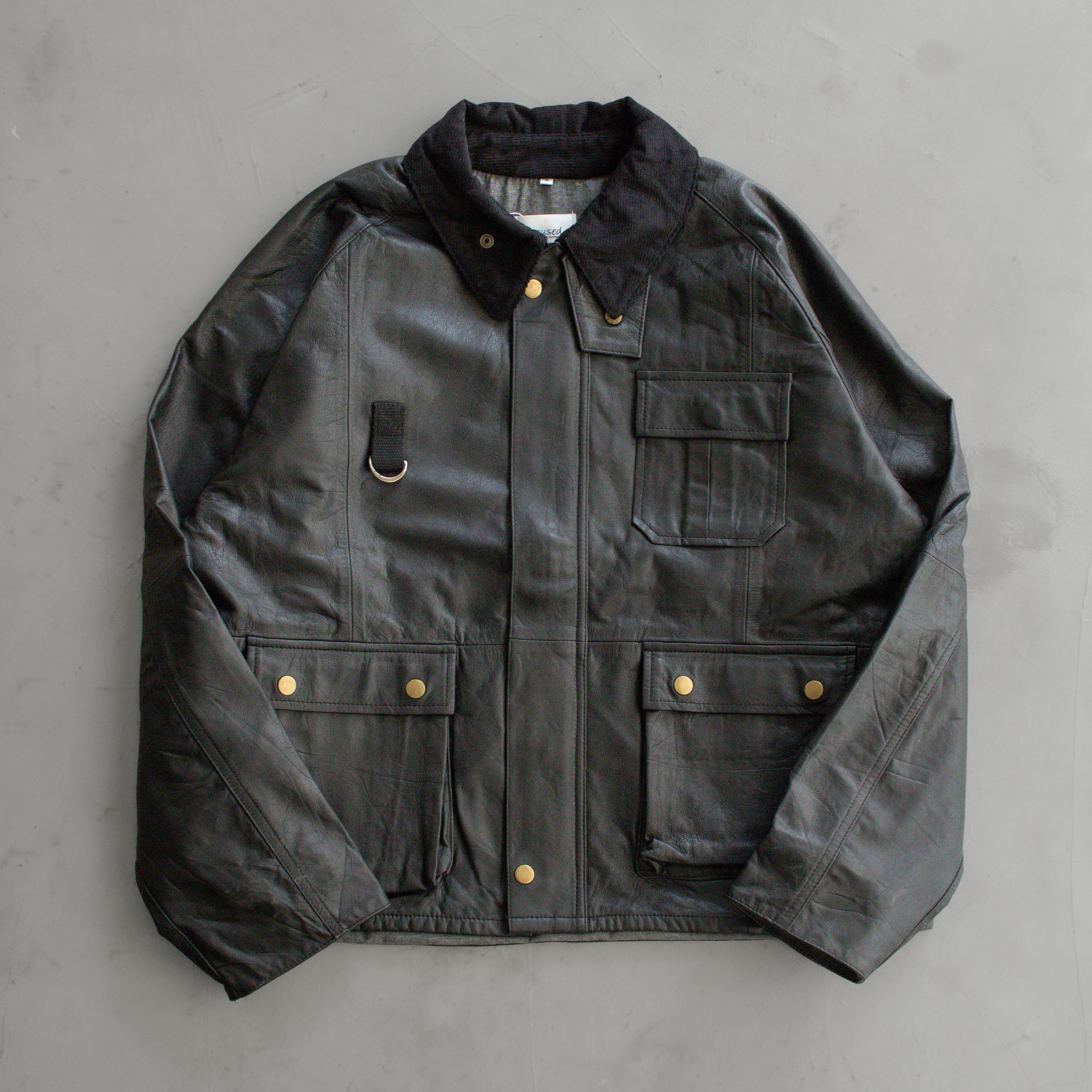 YOUSED REMAKE LEATHER FISHING JACKET  改製 皮革 釣魚外套