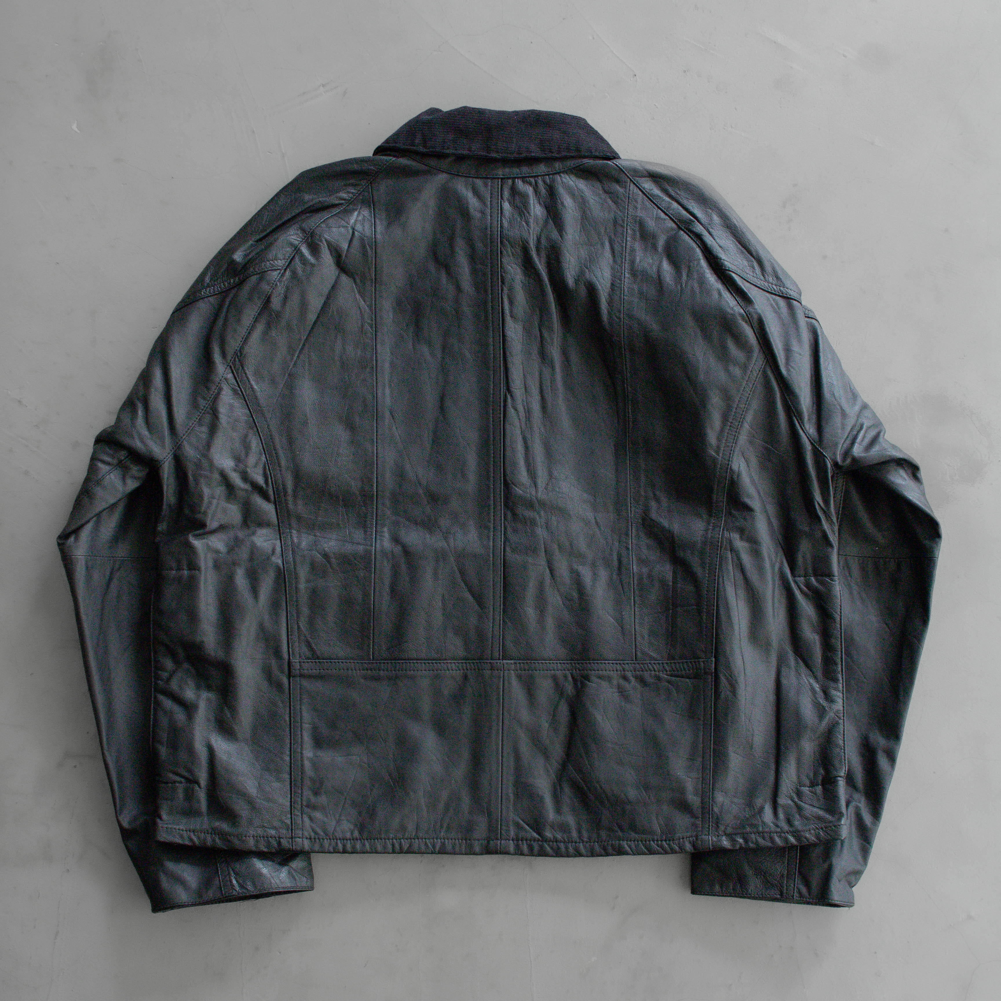 YOUSED REMAKE LEATHER FISHING JACKET  改製 皮革 釣魚外套