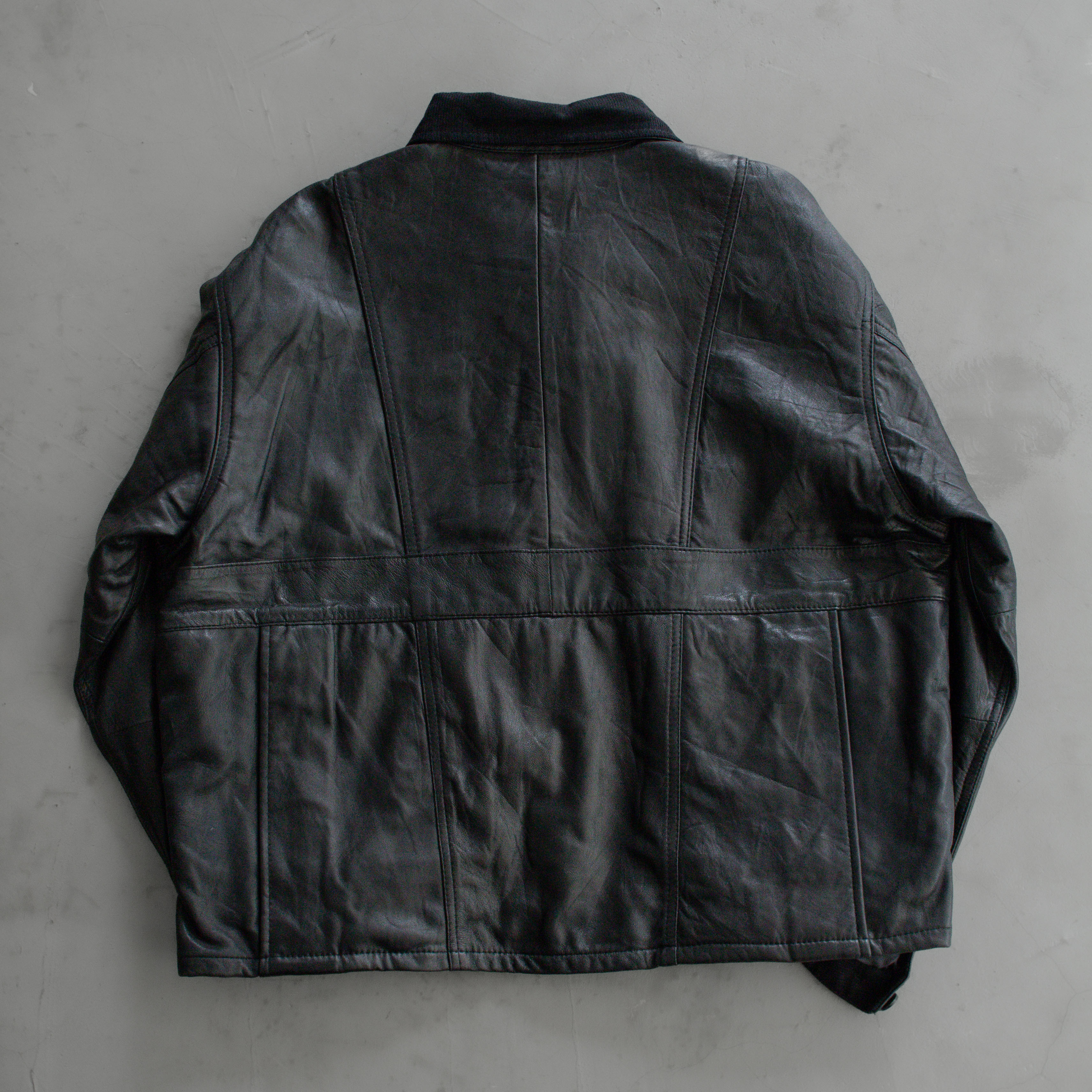 YOUSED REMAKE LEATHER WARDEN JACKET  改製 皮革 工作 外套