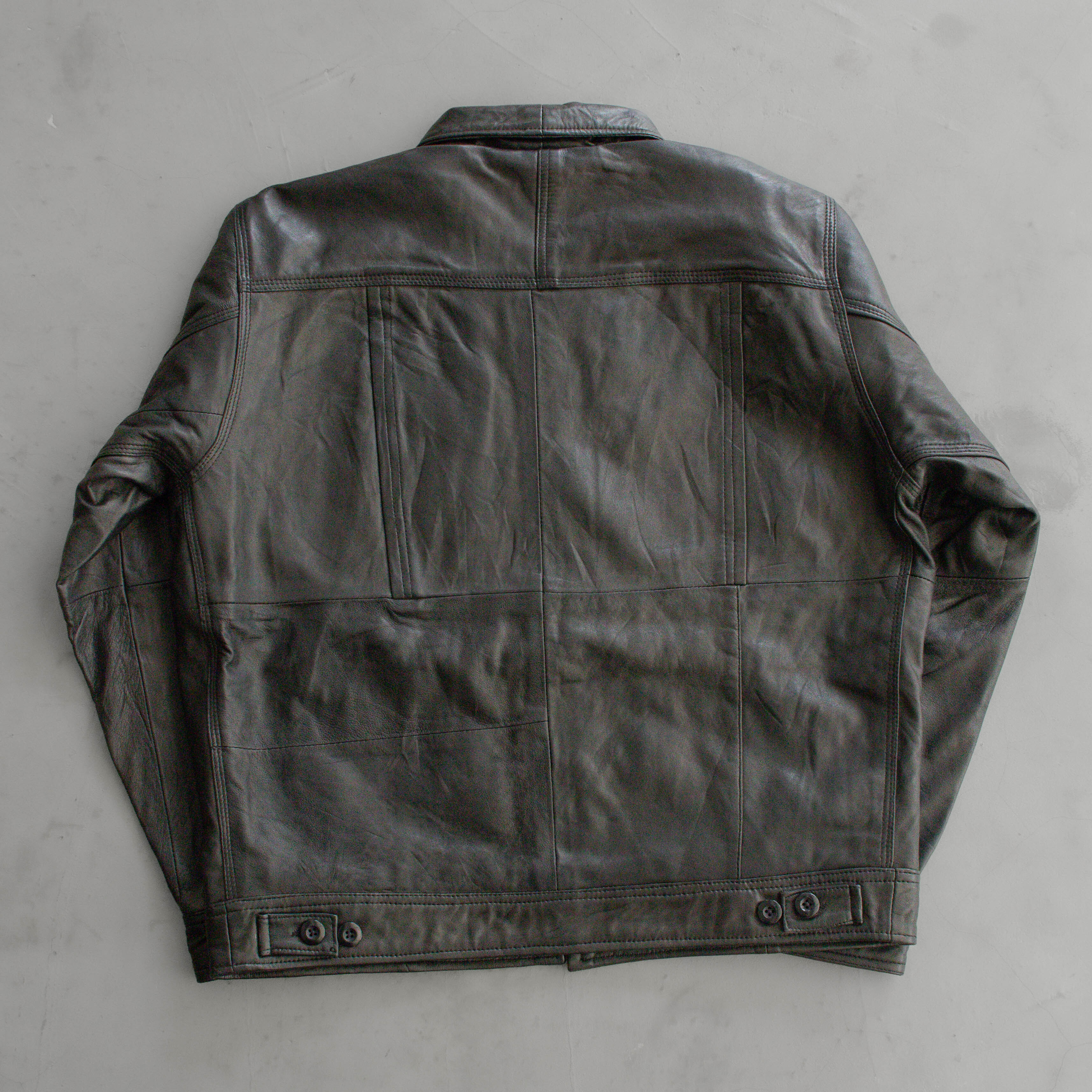 YOUSED REMAKE LEATHER SPORTS JACKET (91B)  改製 皮革 91B型 外套