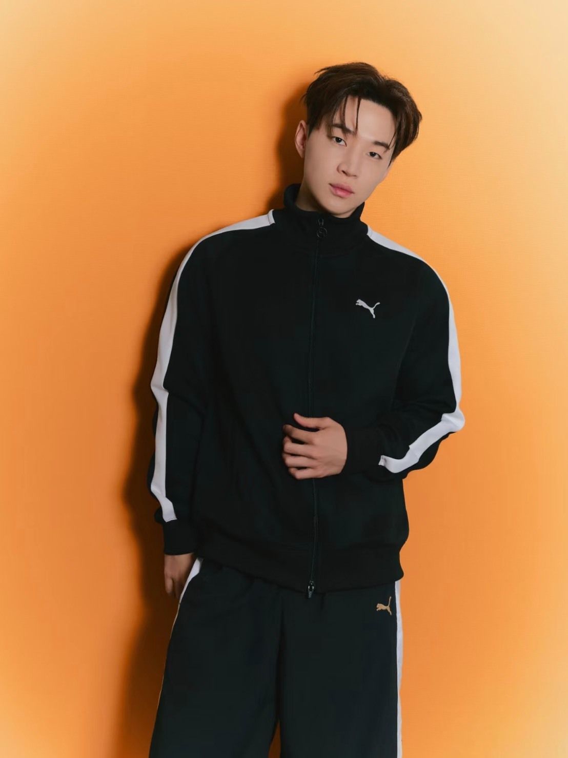 PUMA T7 立領 運動外套 黑色