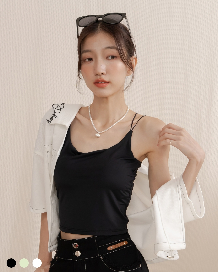 U領細肩涼感小可愛