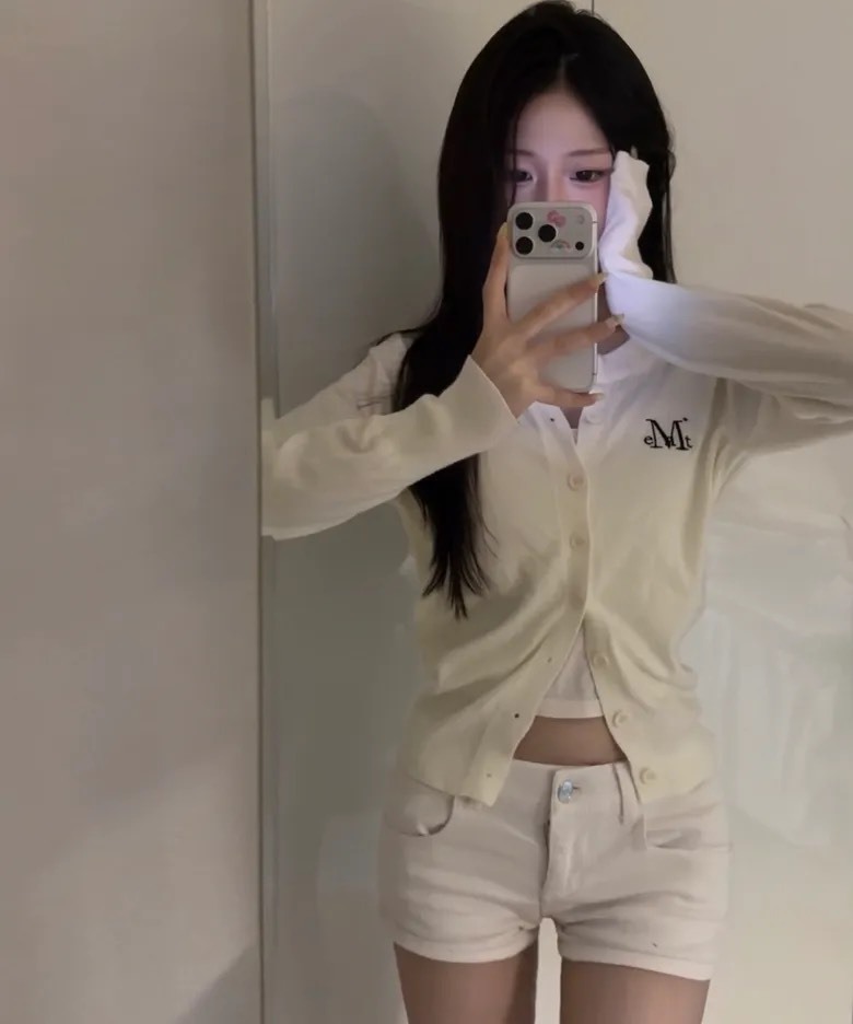Mucent Marais 7 Button Crop Henry 排扣 亨利領 針織 外套 四色
