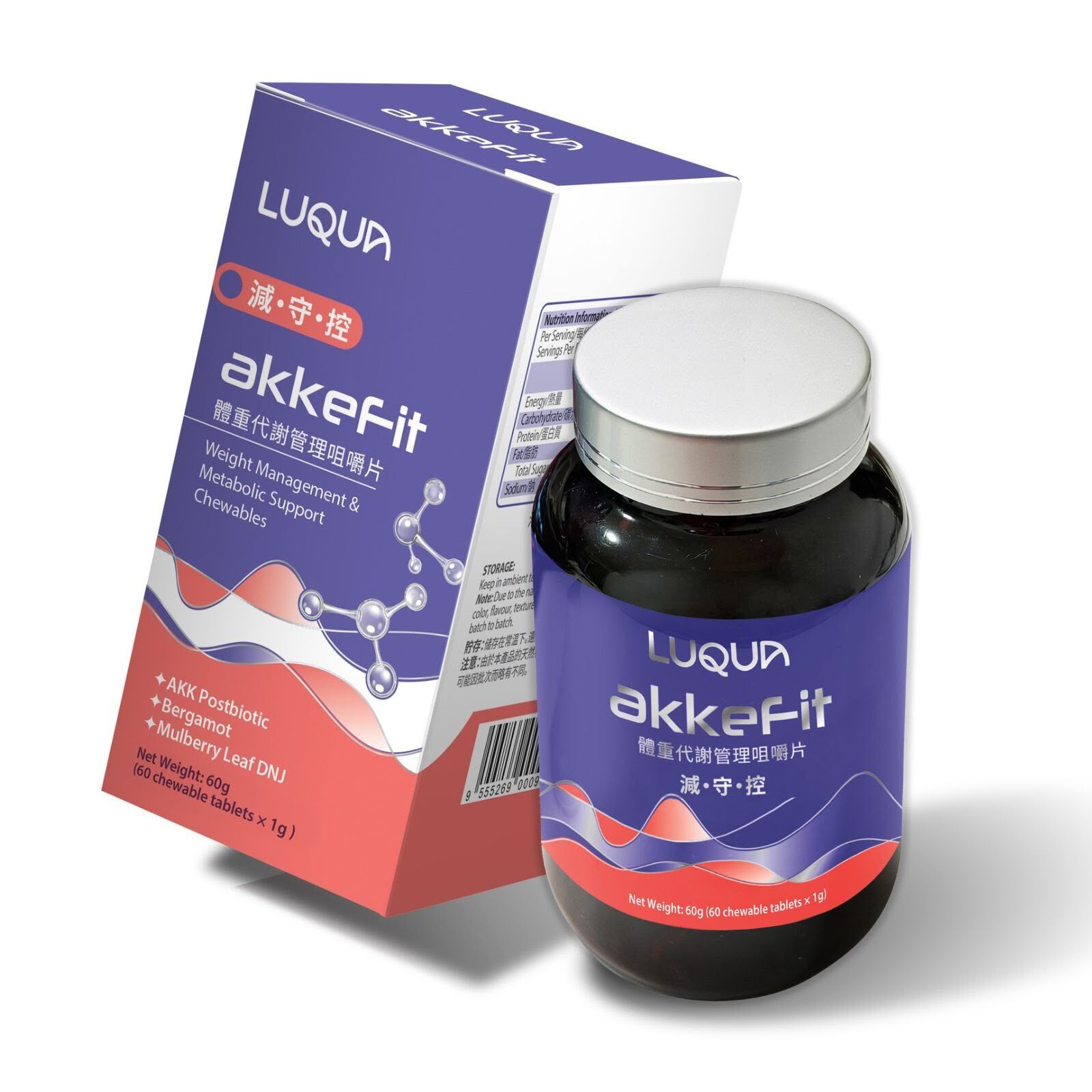 SUP-FFG1002-020 AkkeFit (瘦身益生菌) 60 粒 (A20)