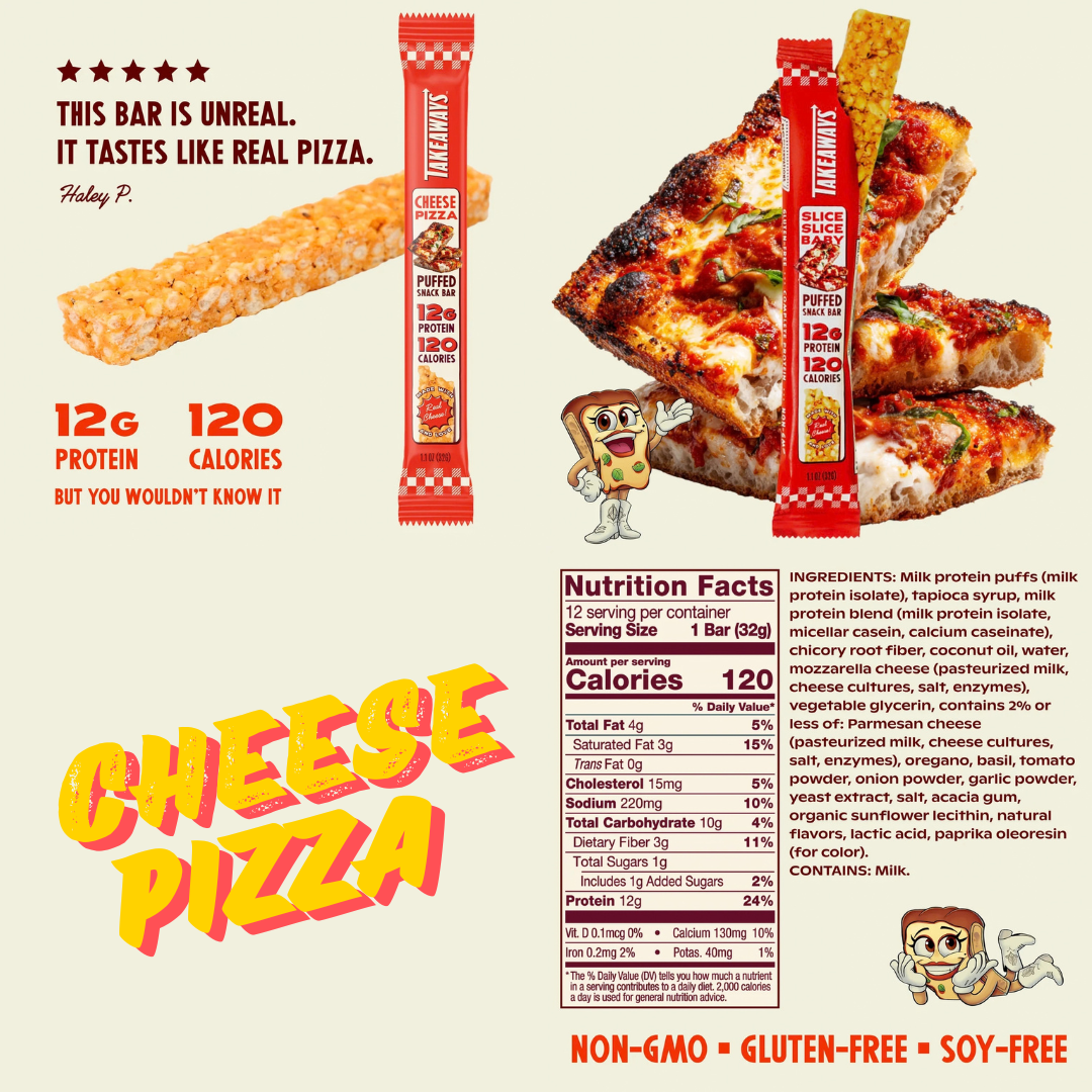 [PB06] [常温] 美國 Takeaways 蛋白芝士條 Cheese Bar