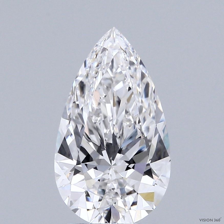 FD165 G37 培育鑽石(裸石) - 水滴形切工Pear Shape 2.09ct COLOR F VVS2 (11.82 - 6.87 - 4.38)