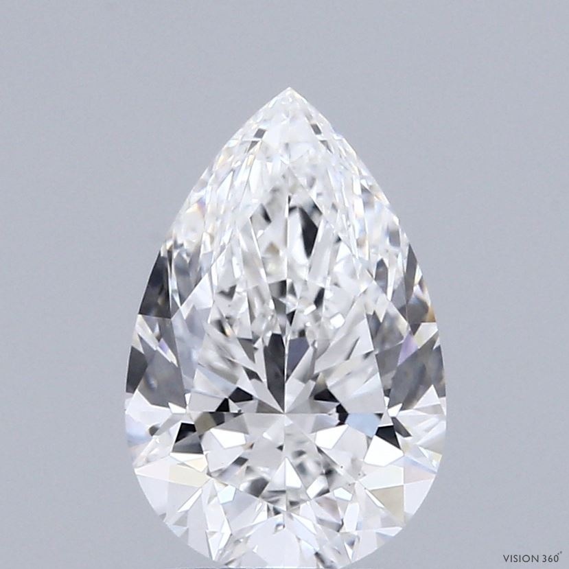 FD162 G34 培育鑽石(裸石) - 水滴形切工Pear Shape 2.1ct COLOR E VS1 (10.82 - 7.08 - 4.55)